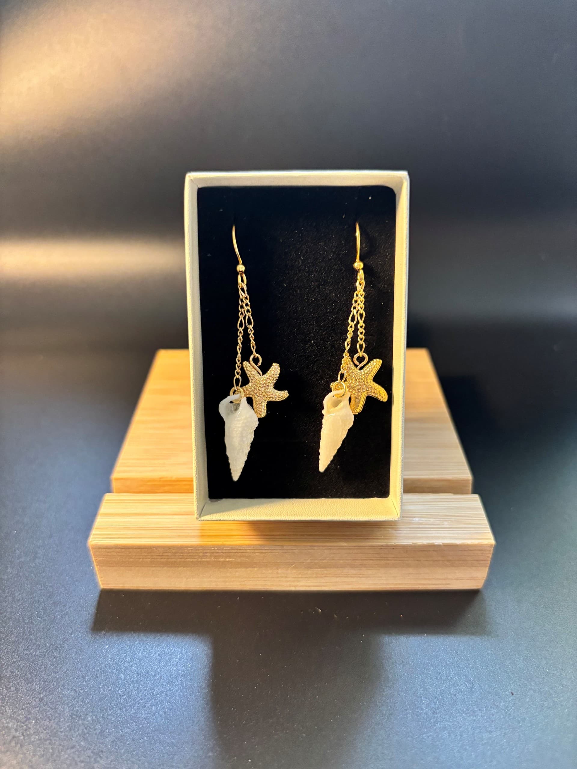 Seashell earrings